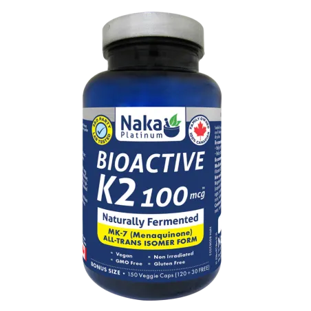Naka Platinum K2 (MK-7 Form) 100 mcg 150 Vegi Capsules | Unbeatable Prices, Daily Deals | VITASHOP