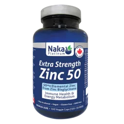 Platinum Zinc Bisglycinate 50 mg 150 Vegi Capsules | Safest & Easiest Shopping Vitamins Online | VITASHOP