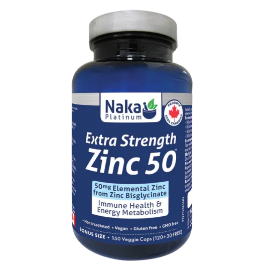 Naka 나카 백금 아연 비스글리시네이트 50 mg 150 식물성 캡슐 | 매일 업데이트되는 특가 상품 | VITASHOP