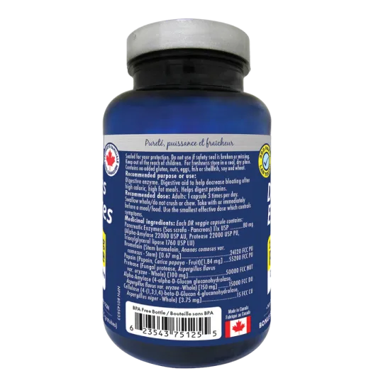 Naka Naka Platinum Digestive Enzymes with Pancreatin - 75 capsules | 매일 업데이트되는 특가 상품 | VITASHOP