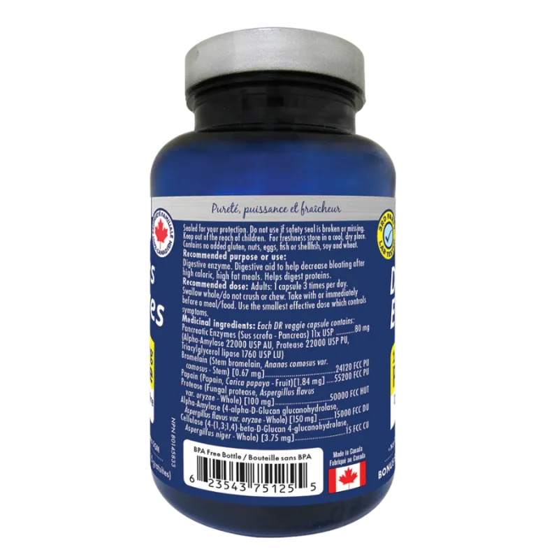 Naka Naka Platinum Digestive Enzymes with Pancreatin - 75 capsules | 매일 업데이트되는 특가 상품 | VITASHOP