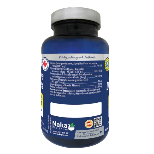 Naka Naka Platinum Digestive Enzymes with Pancreatin - 75 capsules | 매일 업데이트되는 특가 상품 | VITASHOP