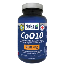 Naka (Bonus大小) 白金CoQ10 200mg - 60软胶