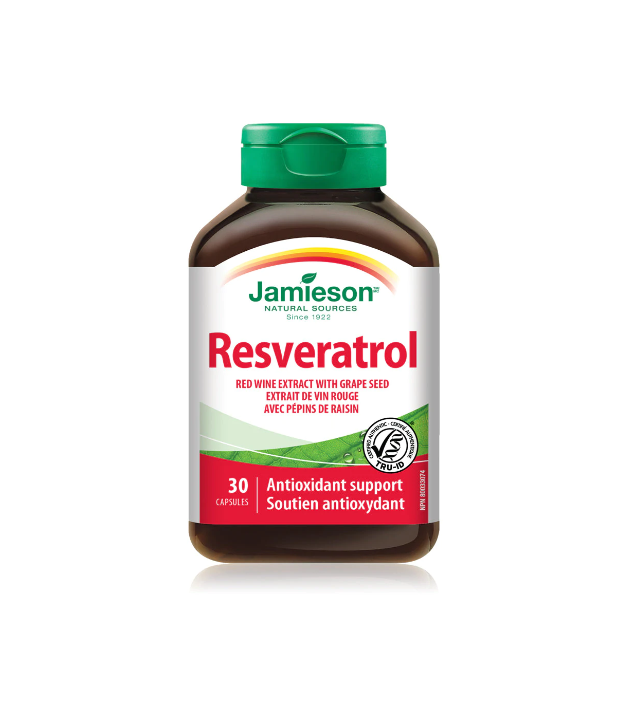 Jamieson Resveratrol Red Wine Extract w Grape Seed 30 Capsules | 每天不同折扣, 全网最低价格 | 种类齐全的保健品店铺 VITASHOP, 只有你想不到, 没有你买不到 !