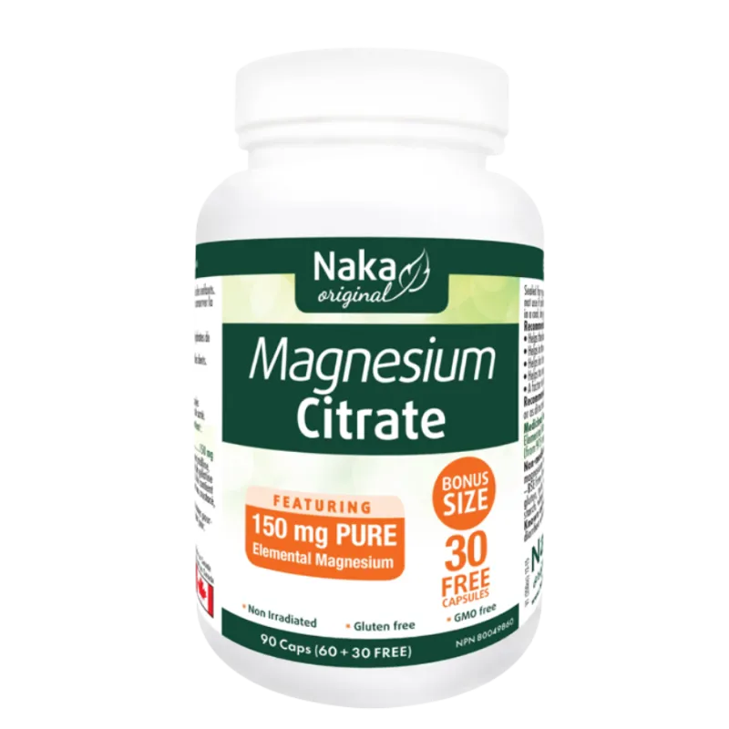 Naka 나카 구연산마그네슘 150mg 90캡슐 | 매일 업데이트되는 특가 상품 | VITASHOP