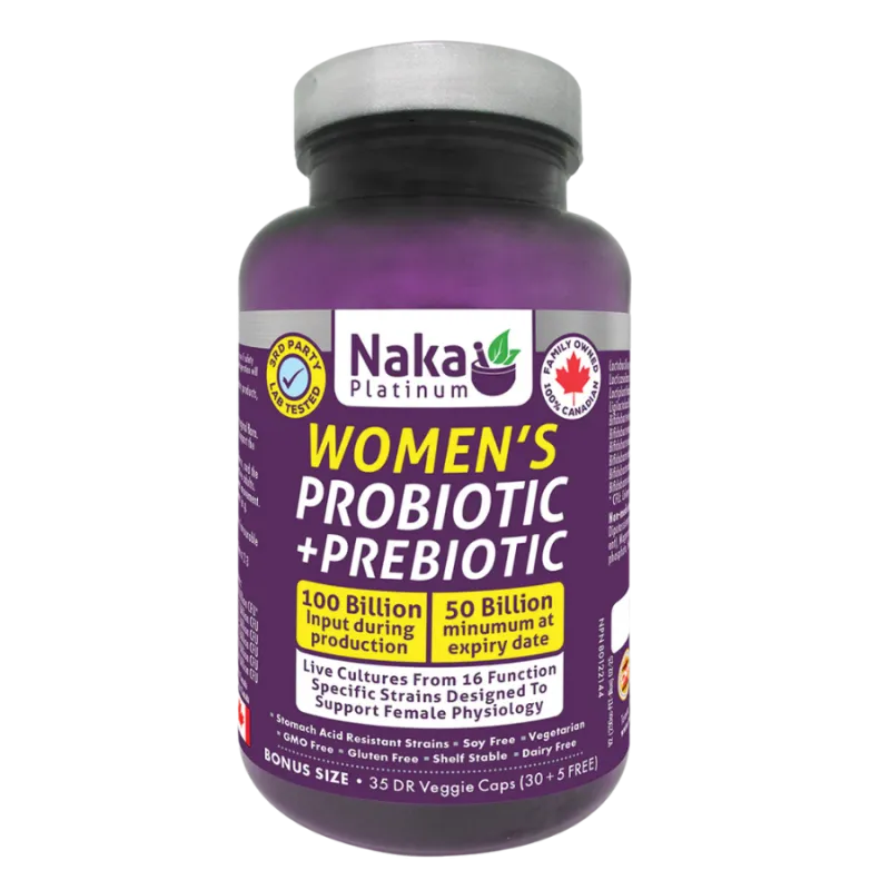 Naka WOMEN'S PROBIOTIC + PREBIOTIC - 35 DR CAPS | Unbeatable Prices, Daily Deals | VITASHOP