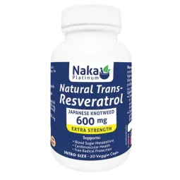 Naka Platinum Natural Trans Resveratrol 600 mg 30 Vegi Capsules | Unbeatable Prices, Daily Deals | VITASHOP