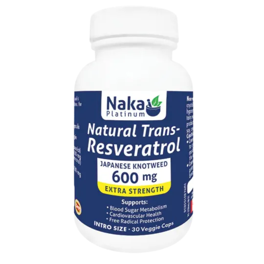Naka Platinum Natural Trans Resveratrol 600 mg 30 Vegi Capsules | Unbeatable Prices, Daily Deals | VITASHOP
