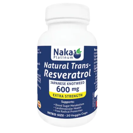 Naka Platinum Natural Trans Resveratrol 600 mg 30 Vegi Capsules | Unbeatable Prices, Daily Deals | VITASHOP