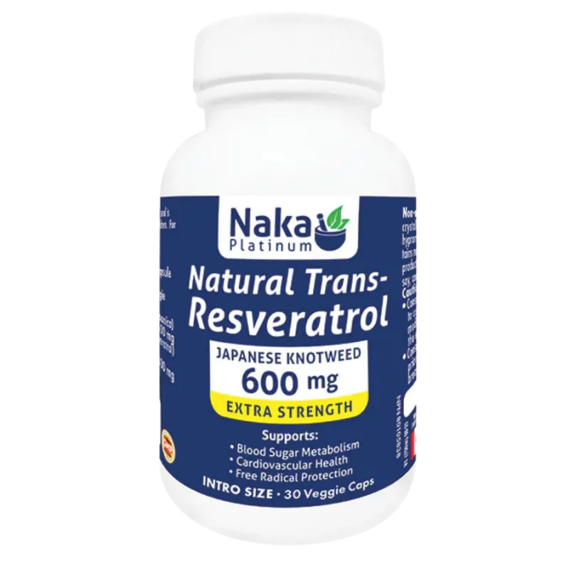 Naka Platinum Natural Trans Resveratrol 600 mg 30 Vegi Capsules | Unbeatable Prices, Daily Deals | VITASHOP