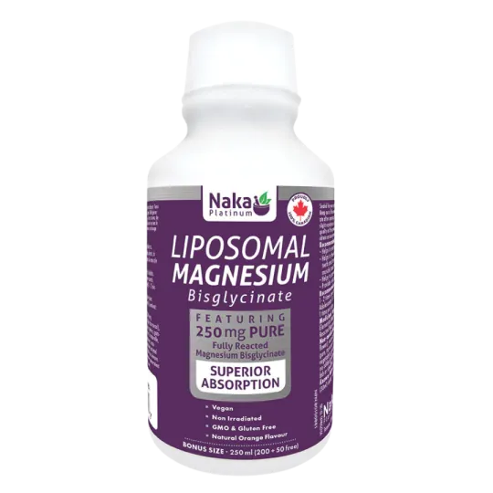 Naka Platinum Liposomal Mag Bisglycinate 250 mg 250 ml | Unbeatable Prices, Daily Deals | VITASHOP
