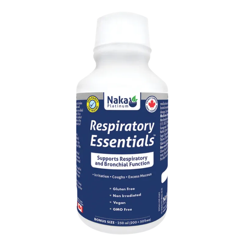 Naka Platinum Respiratory Essentials 250ml | Unbeatable Prices, Daily Deals | VITASHOP