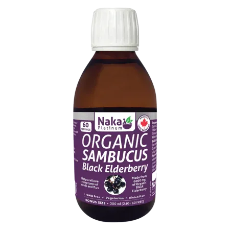 Platinum Elderberry Syrup Organic 300 ml | Safest & Easiest Shopping Vitamins Online | VITASHOP