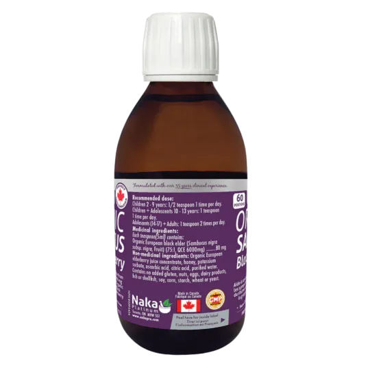 Platinum Elderberry Syrup Organic 300 ml | Safest & Easiest Shopping Vitamins Online | VITASHOP