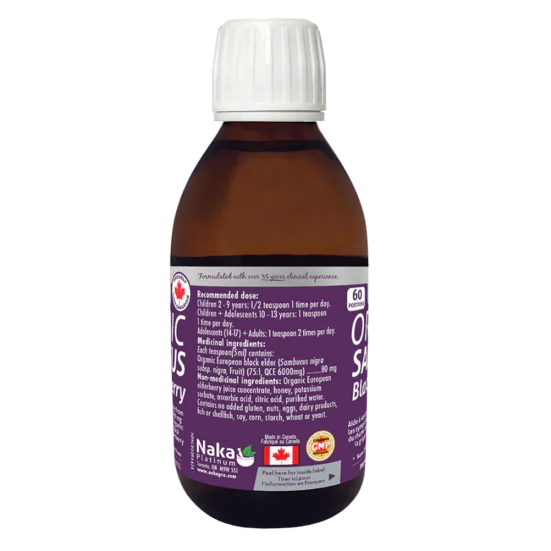 Platinum Elderberry Syrup Organic 300 ml | Safest & Easiest Shopping Vitamins Online | VITASHOP