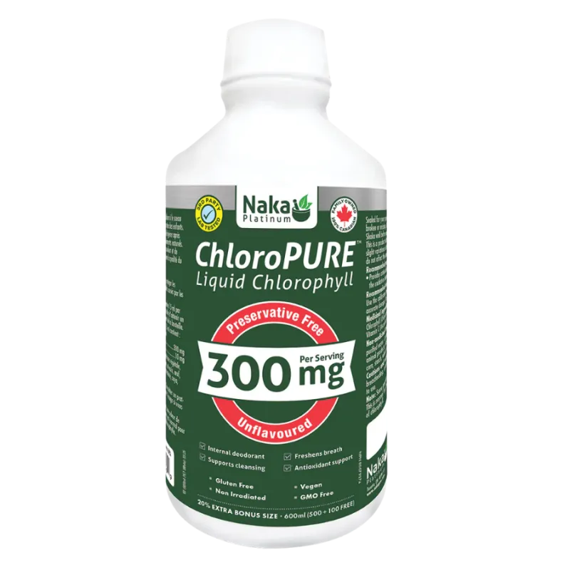 Naka 나카 백금 ChloroPURE 300 mg 600 ml (방부제 무첨가) | 매일 업데이트되는 특가 상품 | VITASHOP