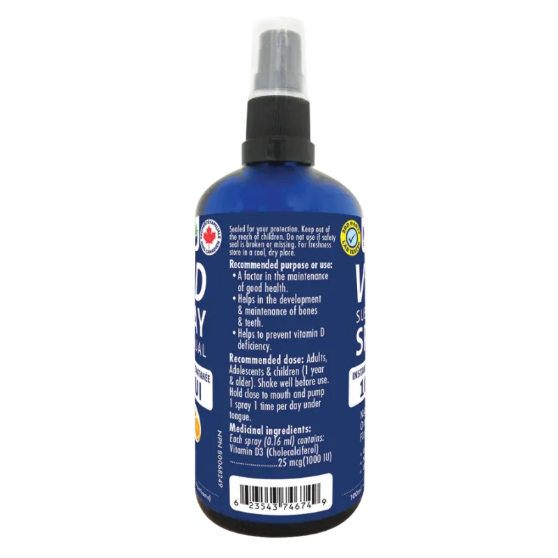 Naka Platinum Vit D Instant Bioavailability 1000 IU Spray 100 ml | Unbeatable Prices, Daily Deals | VITASHOP