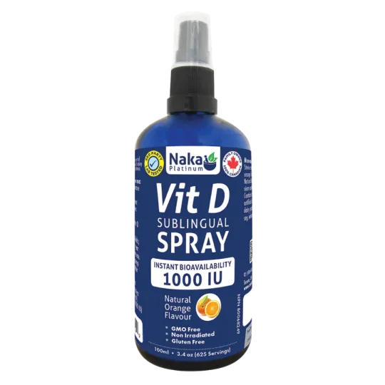 Naka Platinum Vit D Instant Bioavailability 1000 IU Spray 100 ml | Unbeatable Prices, Daily Deals | VITASHOP