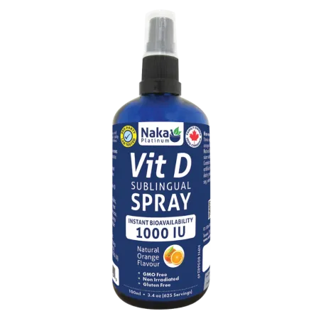 Naka Platinum Vit D Instant Bioavailability 1000 IU Spray 100 ml | Unbeatable Prices, Daily Deals | VITASHOP