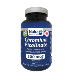Naka Platinum Chromium Pico 500 mcg 120 Vegi Capsules | Unbeatable Prices, Daily Deals | VITASHOP