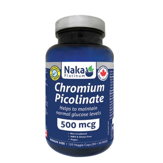 Platinum Chromium Pico 500 mcg 120 Vegi Capsules | Safest & Easiest Shopping Vitamins Online | VITASHOP