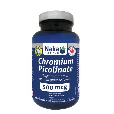 Platinum Chromium Pico 500 mcg 120 Vegi Capsules | Safest & Easiest Shopping Vitamins Online | VITASHOP