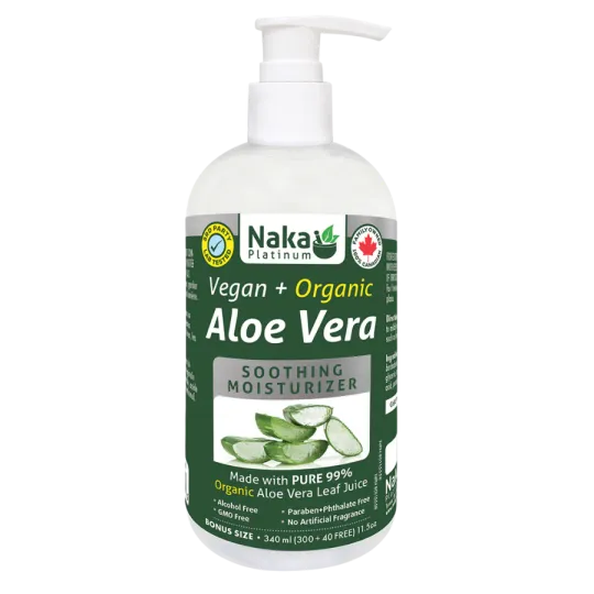 Naka Platinum Aloe Gel 99% Platinum 340 ml (Organic + Vegan) | Unbeatable Prices, Daily Deals | VITASHOP
