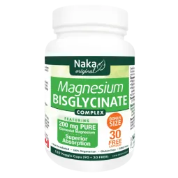 Magnesium Bisglycinate 200 mg 120 Vegi Capsules | Safest & Easiest Shopping Vitamins Online | VITASHOP