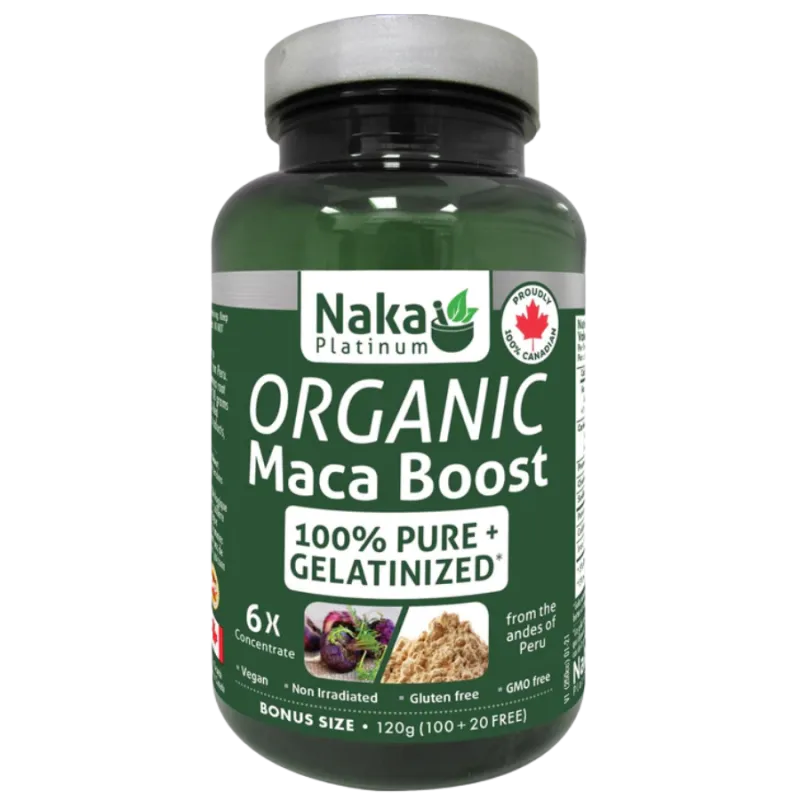 Naka Platinum Maca Boost Organic Powder 120 g | Unbeatable Prices, Daily Deals | VITASHOP
