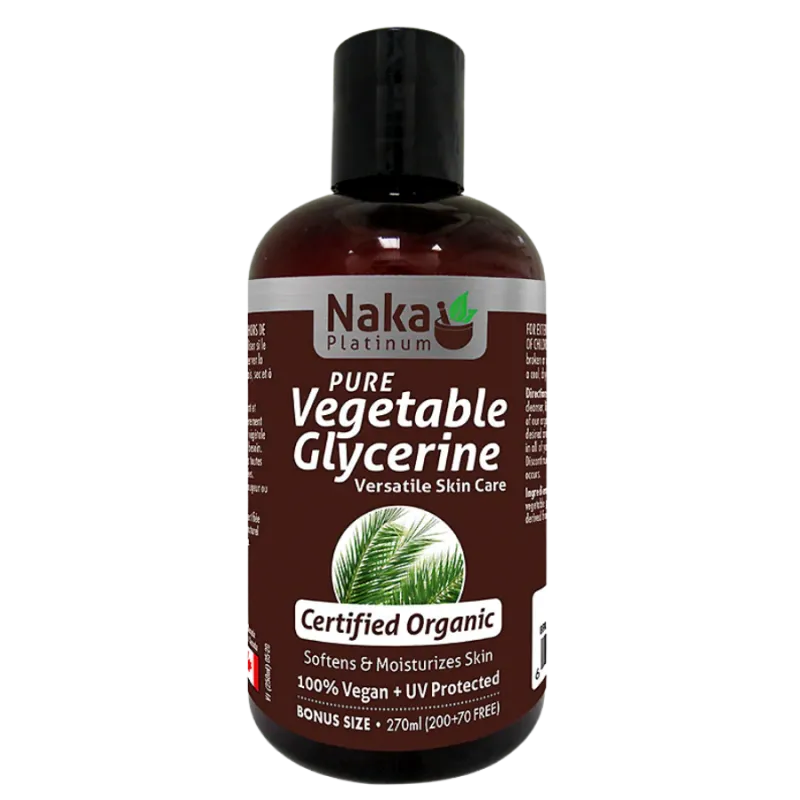 Naka 나카 백금 글리세린(유기농 식물성 원료) 오일 270ml | 매일 업데이트되는 특가 상품 | VITASHOP