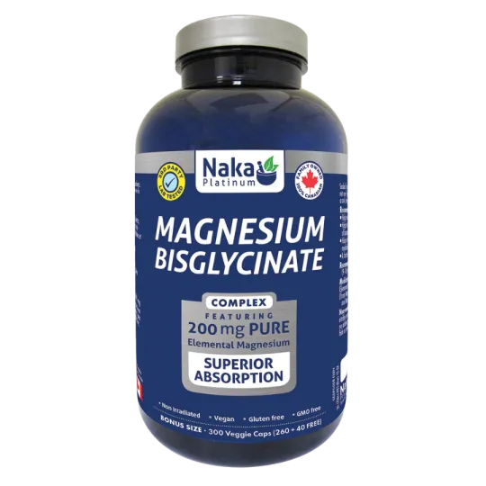 Naka Platinum Mag Bisglycinate 200 mg 300 Vegi Capsules | Unbeatable Prices, Daily Deals | VITASHOP