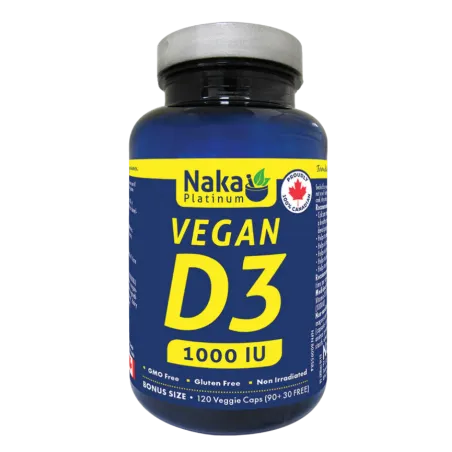 Platinum D3 1000 IU 120 Vegi Capsules Vegan Algae | Safest & Easiest Shopping Vitamins Online | VITASHOP