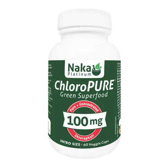 Naka Platinum ChloroPure 100 mg 60 Vegi Capsules | Unbeatable Prices, Daily Deals | VITASHOP