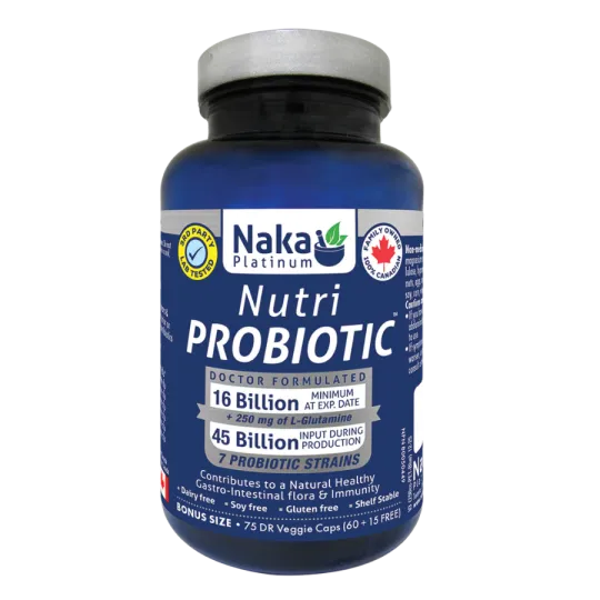 Naka 나카 Platinum Nutri Probiotic 45 Bill Shelf Stable 75 DR 베지 캡슐 | 매일 업데이트되는 특가 상품 | VITASHOP