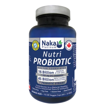 Naka 나카 Platinum Nutri Probiotic 45 Bill Shelf Stable 75 DR 베지 캡슐 | 매일 업데이트되는 특가 상품 | VITASHOP