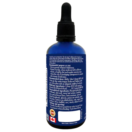 Platinum Liposomal D3 2500 IU Dropper 100 ml | Safest & Easiest Shopping Vitamins Online | VITASHOP
