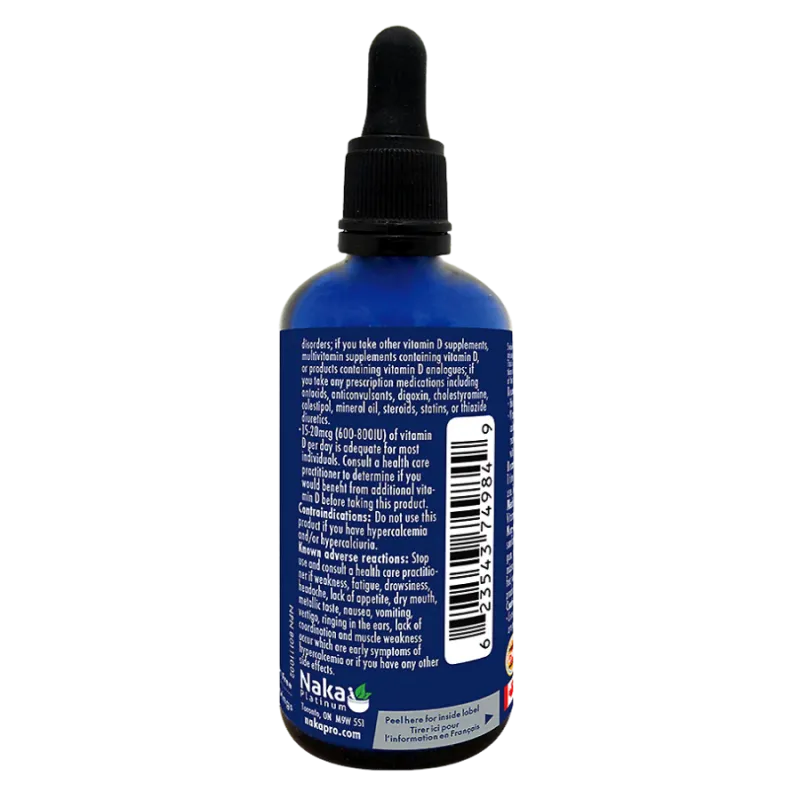 Platinum Liposomal D3 2500 IU Dropper 100 ml | Safest & Easiest Shopping Vitamins Online | VITASHOP
