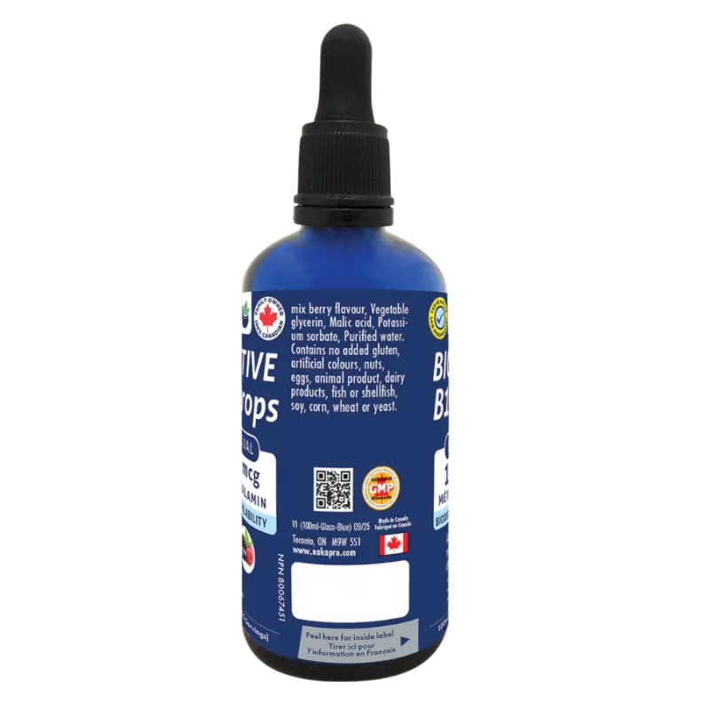Naka 나카 플래티넘 B12 1000mcg 점적기 전구 100ml | 매일 업데이트되는 특가 상품 | VITASHOP