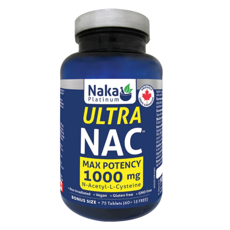 Naka 나카 ULTRA NAC 최대 효능 1000MG 75정 | 매일 업데이트되는 특가 상품 | VITASHOP