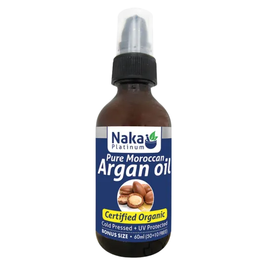 Naka 나카 플래티넘 유기농 아르간 오일 세럼 60ml | 매일 업데이트되는 특가 상품 | VITASHOP