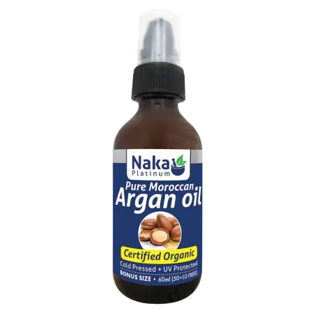 Naka 나카 플래티넘 유기농 아르간 오일 세럼 60ml | 매일 업데이트되는 특가 상품 | VITASHOP
