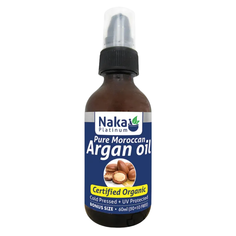 Naka 나카 플래티넘 유기농 아르간 오일 세럼 60ml | 매일 업데이트되는 특가 상품 | VITASHOP
