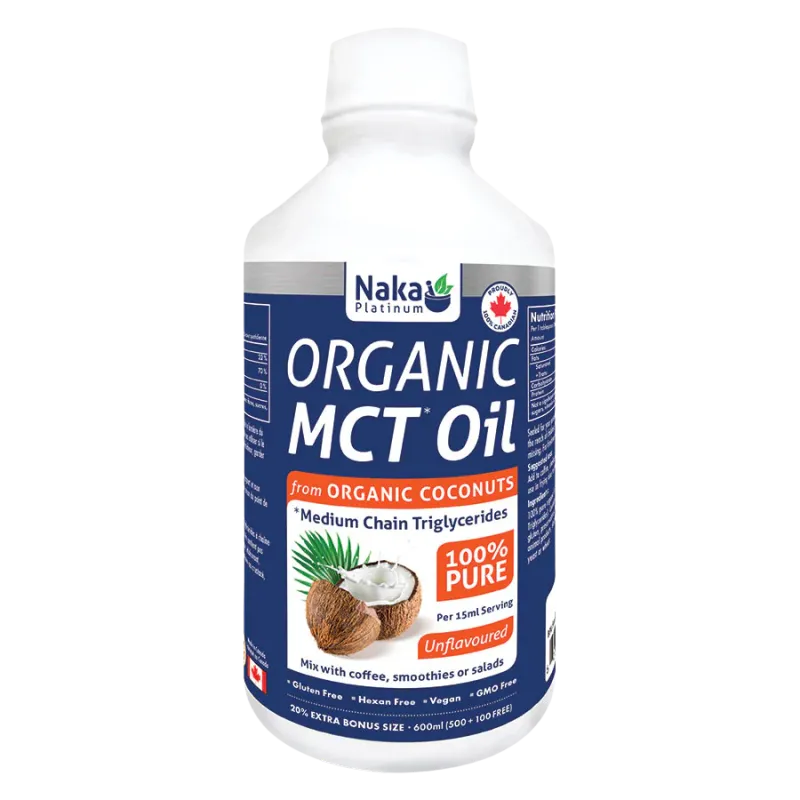 Naka Platinum Organic Mct Oil 600 ml | Unbeatable Prices, Daily Deals | VITASHOP