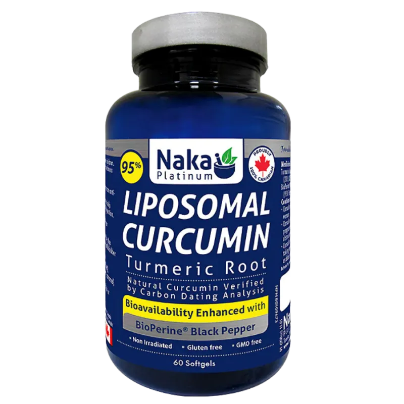 Platinum Liposomal Curcumin 95% + Bioperine 60 Softgels | Safest & Easiest Shopping Vitamins Online | VITASHOP