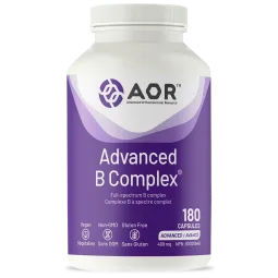 AOR Advanced B Complex, 180 Capsules | Free Shipping & Discounts | VITASHOP
