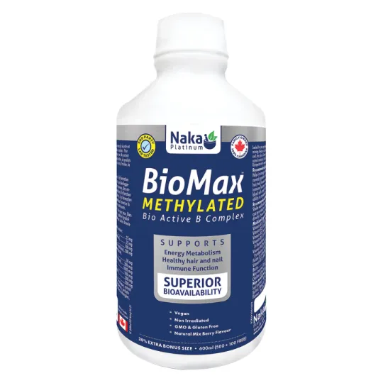 NAKA Platinum BioMax B Complex 600 mL | Unbeatable Prices, Daily Deals | VITASHOP