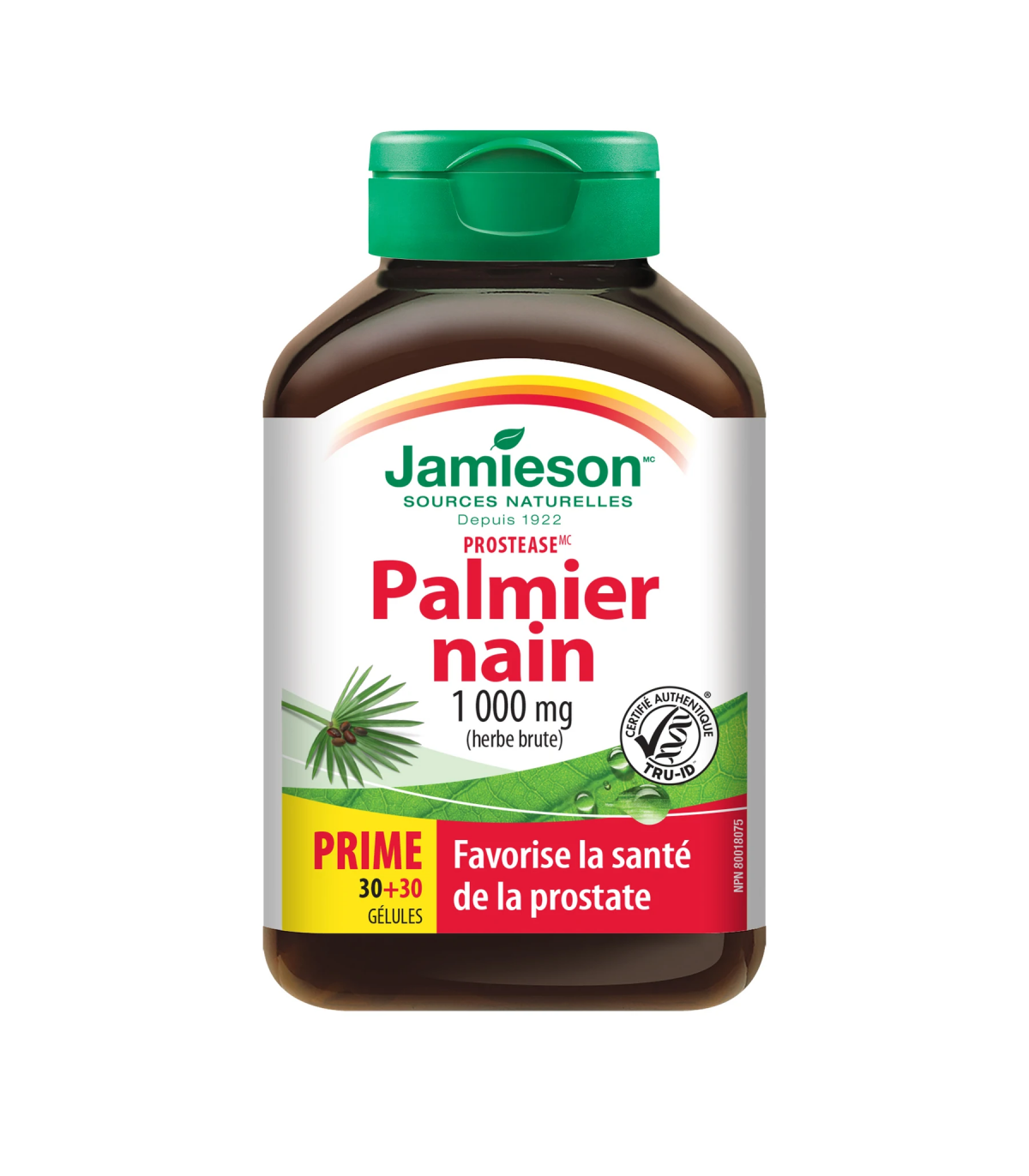 Jamieson Prostease Saw Palmetto 1,000 mg 30+30 Softgels | 每天不同折扣, 全网最低价格 | 种类齐全的保健品店铺 VITASHOP, 只有你想不到, 没有你买不到 !