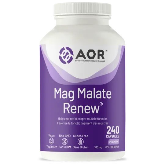 Mag Malate Renew, 240 gélules | Safest & Easiest Shopping Vitamins Online | VITASHOP