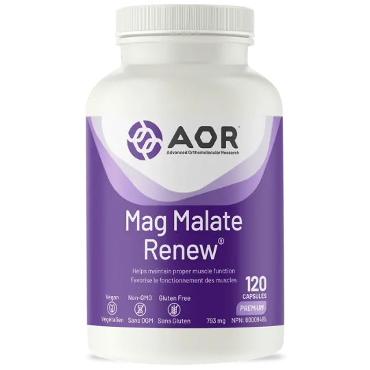 AOR 에이오알 Mag Malate Renew, 120 캡슐 | 매일 업데이트되는 특가 상품 | VITASHOP