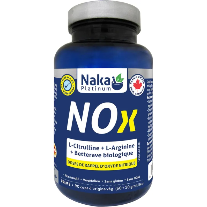 NAKA Platinum NOx 90 粒植物胶囊 | 无敌价格，每日优惠 | VITASHOP